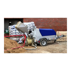 Mortar Mixing Pumping 5200RB Screed Pump  Spraying Wall Plastering Rendering Machine