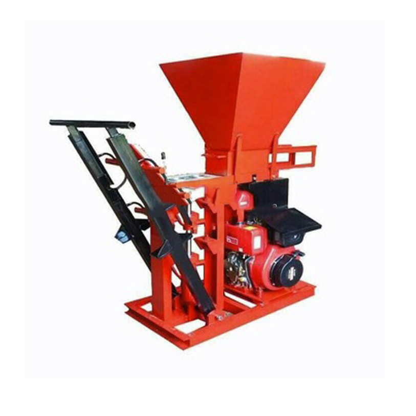 QMR 2-40 clay brick machine soil lego brick making machine i diesel hydraulic clay brick machine