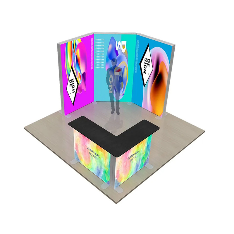 Expo Wall Promotion Event Modular Exhibition Lightbox Booth Stand Advertising Frameless Led Light Box