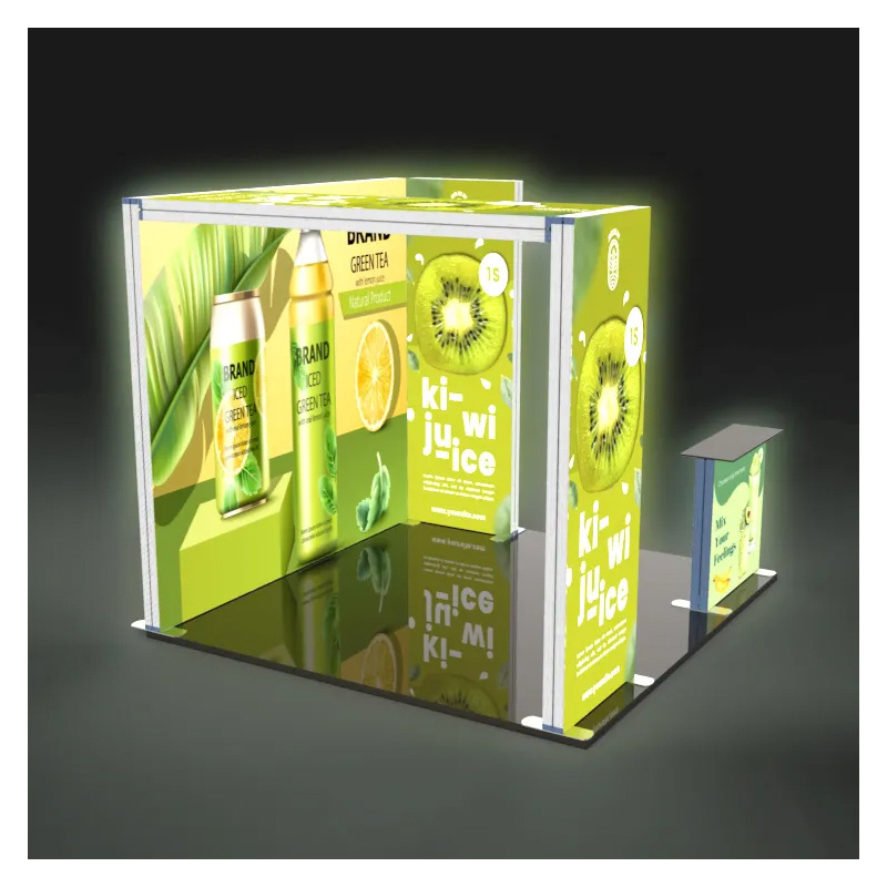 Expo Wall Promotion Event Modular Exhibition Lightbox Booth Stand Advertising Frameless Led Light Box