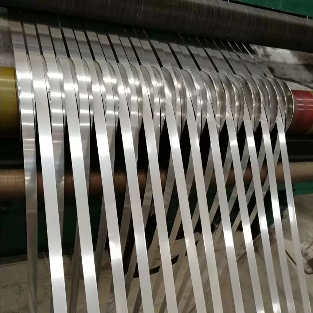 Hot selling Stainless Steel 201 SS 304 316 409  Strip Stainless Steel Coil for electric power  automobile industry