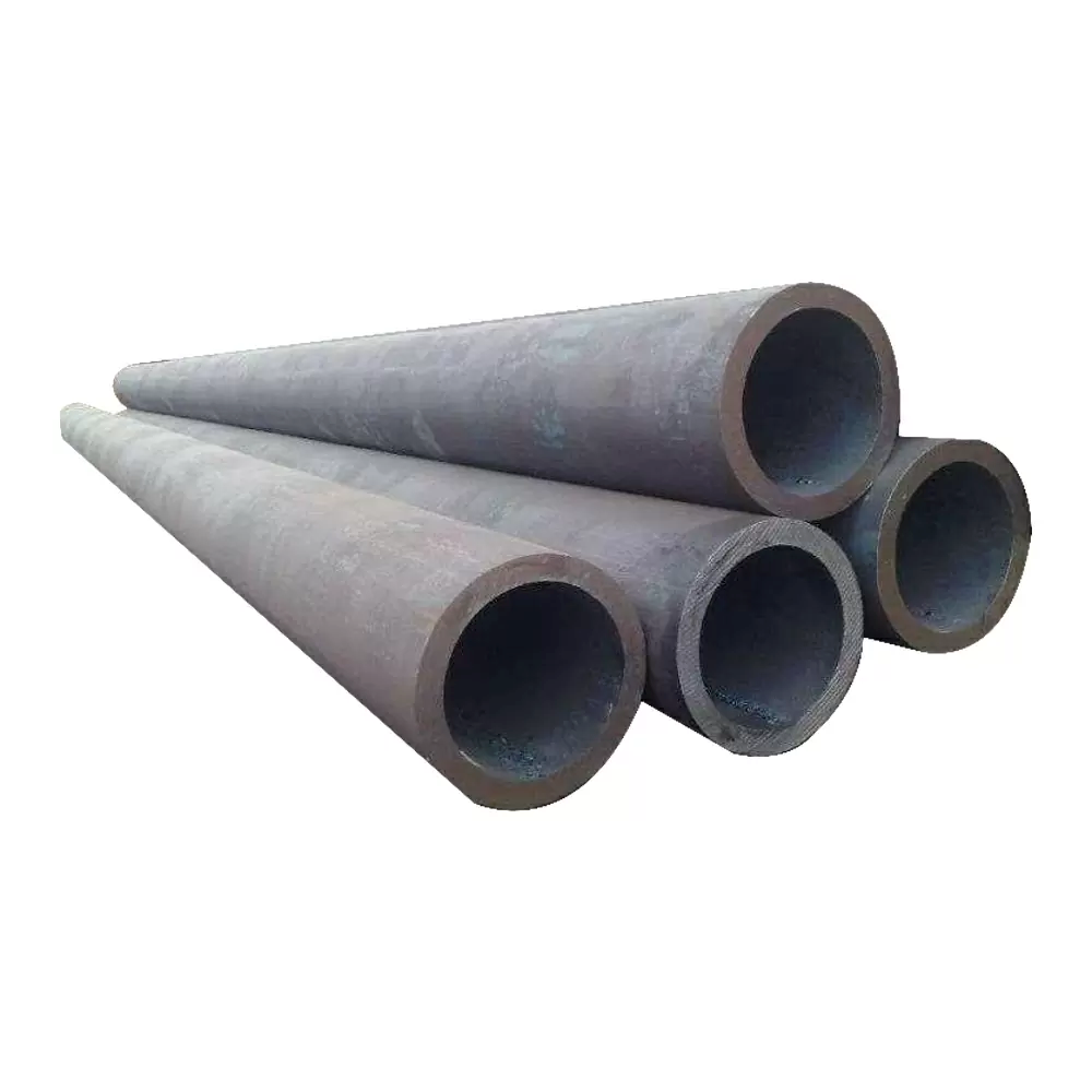 China Factory Outlet Super low price carbon steel butt welded pipe fittings carbon steel e.r.w. pipe with lacquer coating