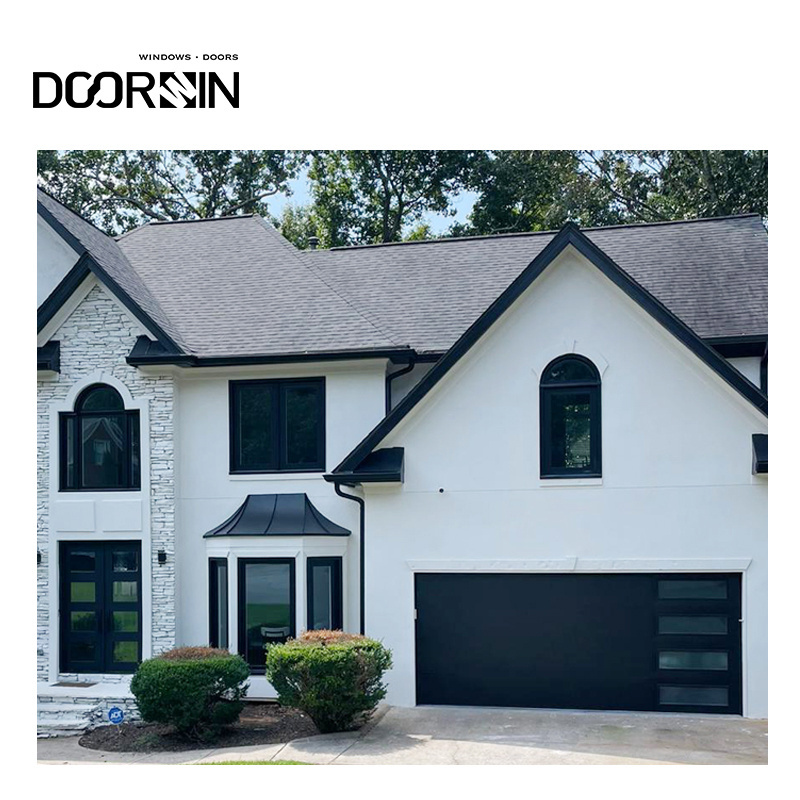 DOORWIN Hot Sale Security Steel Doors Modern Simple Design Windproof Fire Protection Smart Garage Door