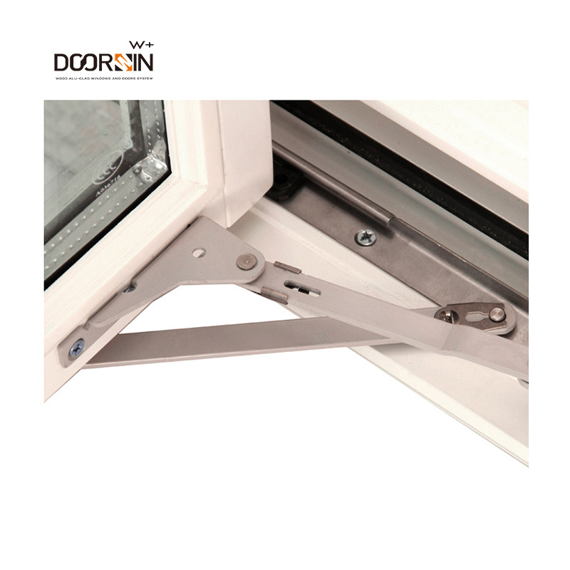 Doorwin NFRC Certified Modern Wooden Window Designs Soundproof Heat Insulated Casement Bay Window