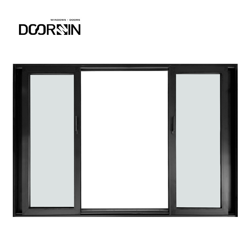 Best Selling Aluminum Security Door Hurricane Proof Heat Insulation Triple Panel Patio Sliding Glass Doors