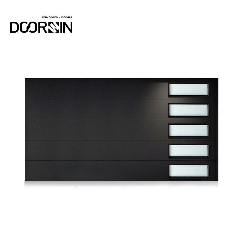 DOORWIN Hot Sale Security Steel Doors Modern Simple Design Windproof Fire Protection Smart Garage Door