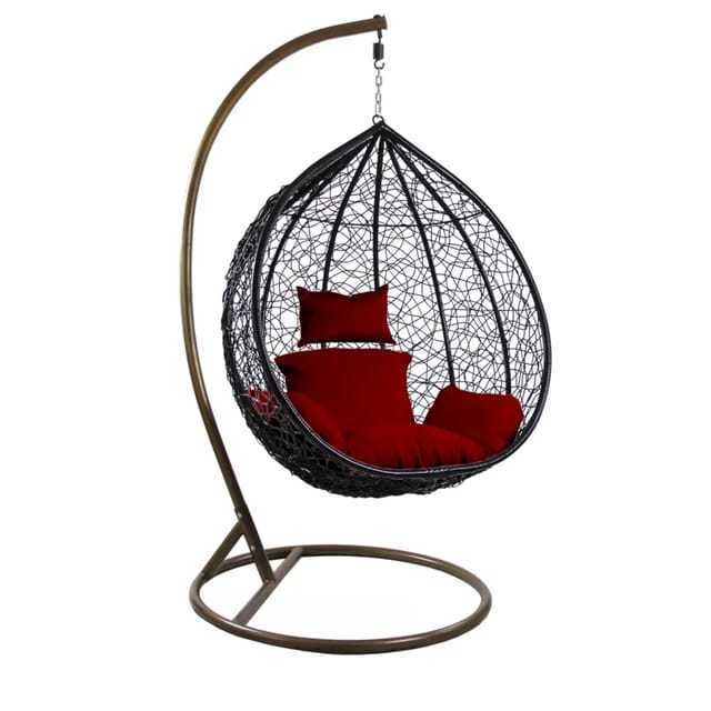 Coarse rattan hanging basket swing indoor household hotel courtyard leisure outdoor rattan swing chair hanging basket