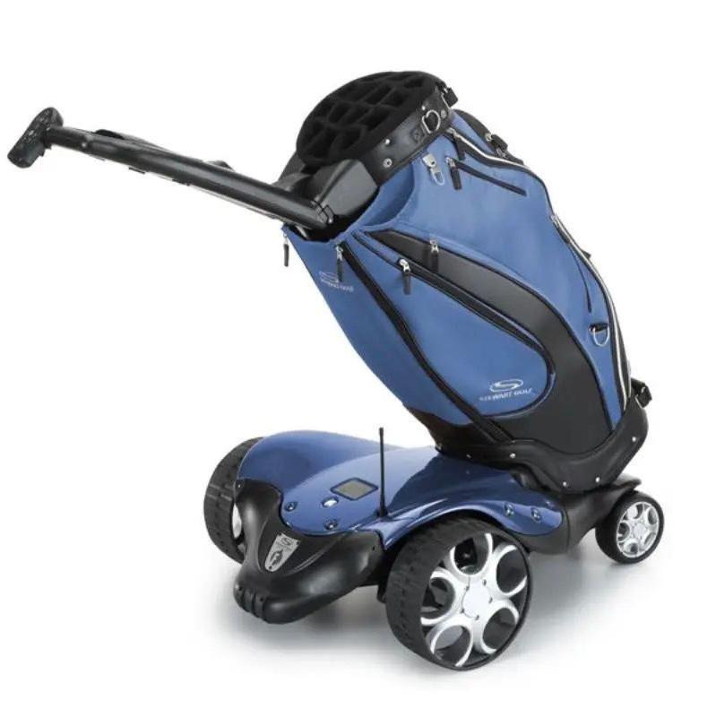 Remote Control Easy Go Electric Golf Trolley Push Cart With Remote Follow Electric Stand Up Golf Scooter