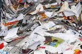 Over Issued Newspaper Paper Scraps