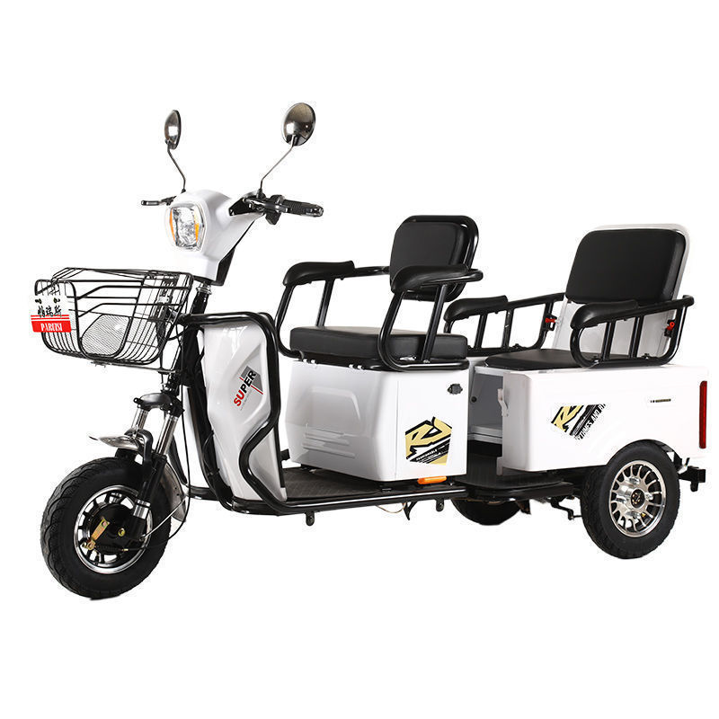 Tricycle New Leisure Elderly Walking Electric Adult Passenger and Cargo Three-wheeled Electric Vehicle