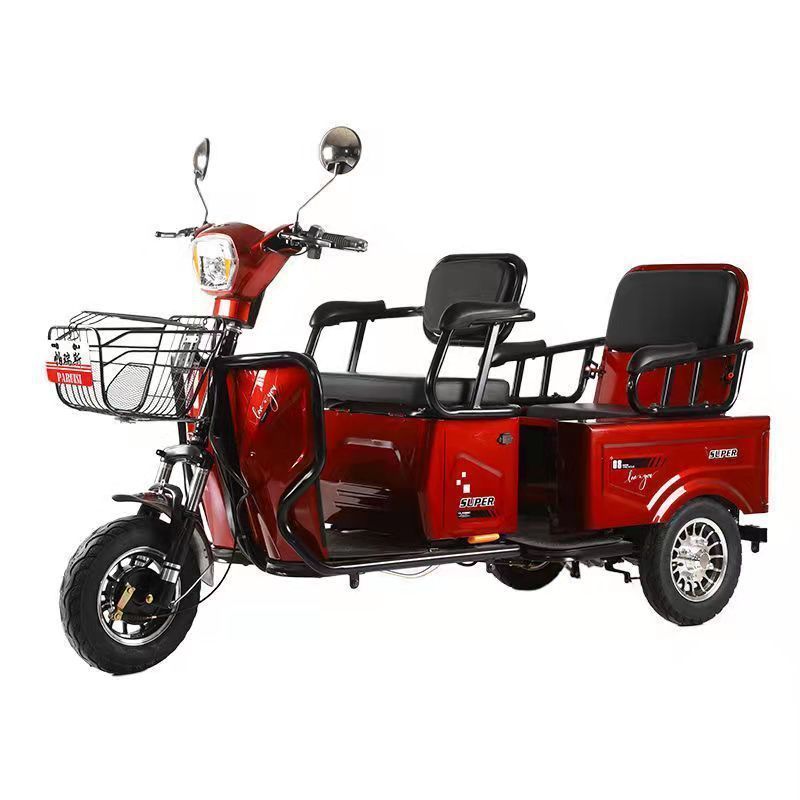 Tricycle New Leisure Elderly Walking Electric Adult Passenger and Cargo Three-wheeled Electric Vehicle