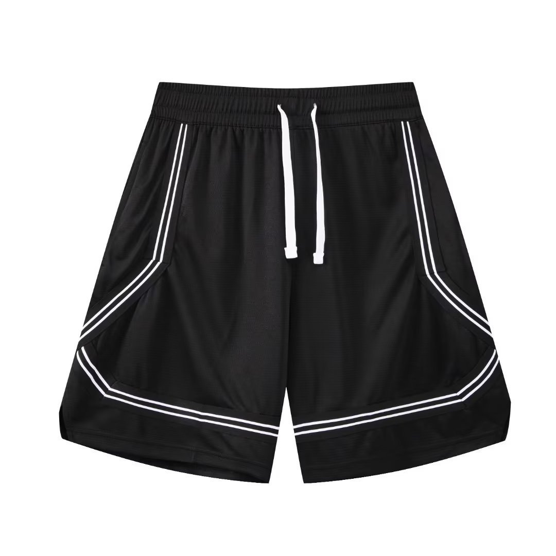 2024 hot summer loose training clothes running breathable sweatpants gray basketball jersey