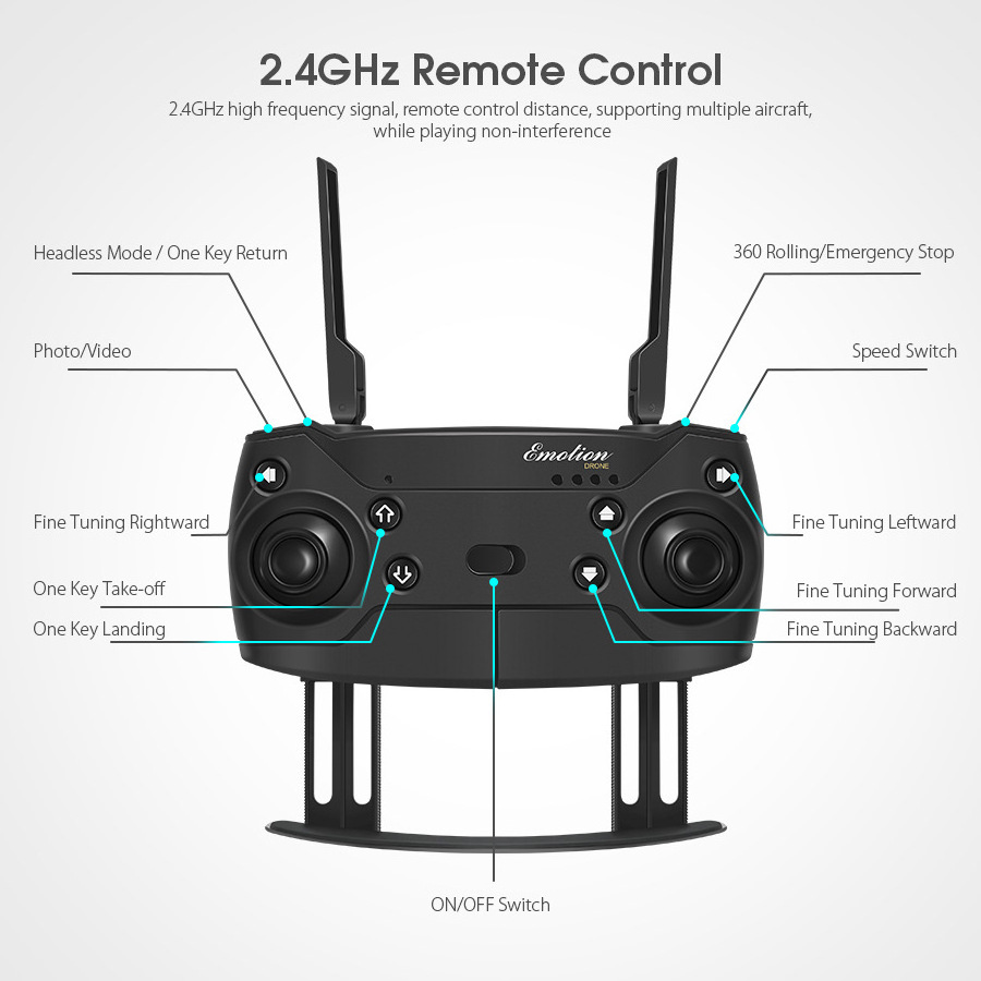 The new model drone features 4K obstacle avoidance aerial photography folding quadcopter remote-controlled flight