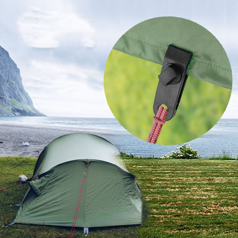 2024 outdoor camping windproof fixed sunshade multifunctional rope buckle small tent accessories