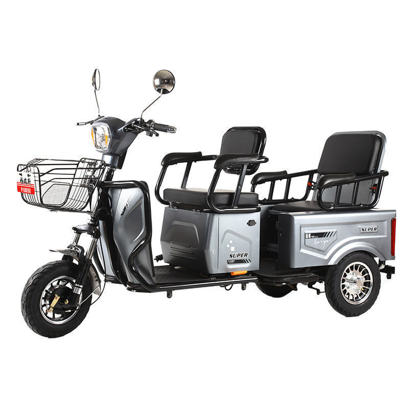 Tricycle New Leisure Elderly Walking Electric Adult Passenger and Cargo Three-wheeled Electric Vehicle