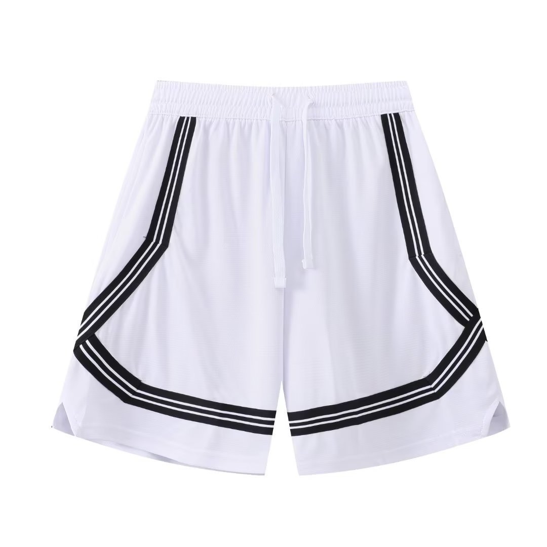 2024 hot summer loose training clothes running breathable sweatpants gray basketball jersey