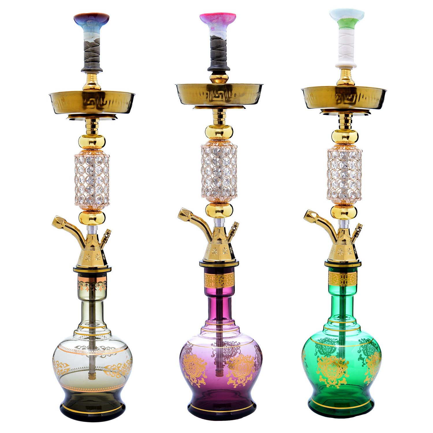 2024 new Middle Eastern style  Shisha  Narghile Bubbles  Filter tip Bowl  Pipe Cover Matches Hookah