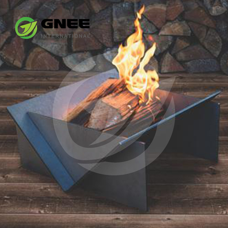 Cheap Corten steel material and wood fuel pellet wood burning stoves corten steel fire pit