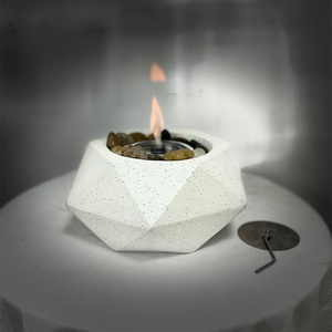 Smokeless Indoor Tabletop Fire Pit Bio Fuel Fireplace Ethanol Fire Pit Mini Portable Fire