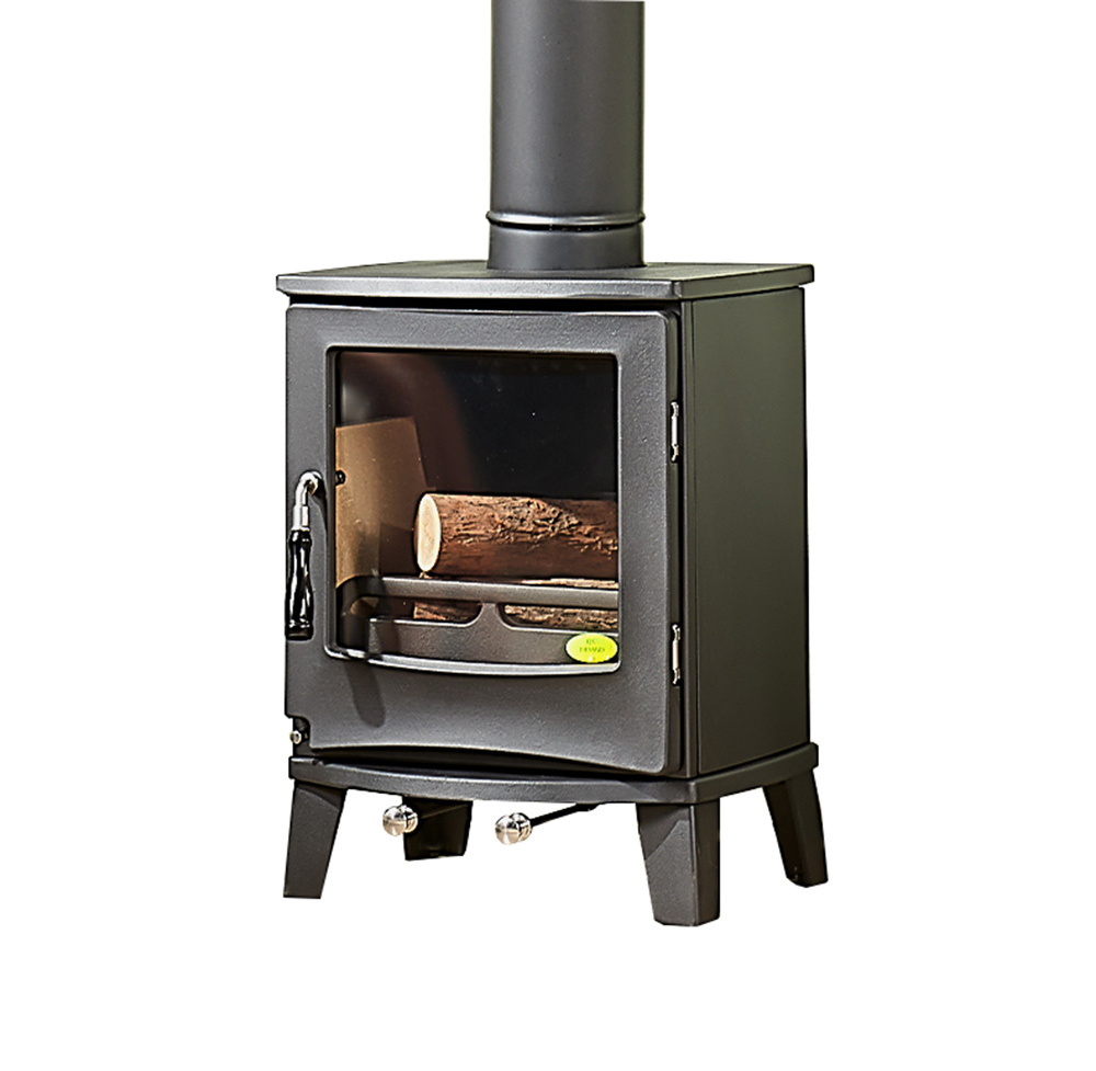 Sheet Metal Fireplace Wood-burning Stove Round Wood Stove Freestanding Wood Cook Stoves