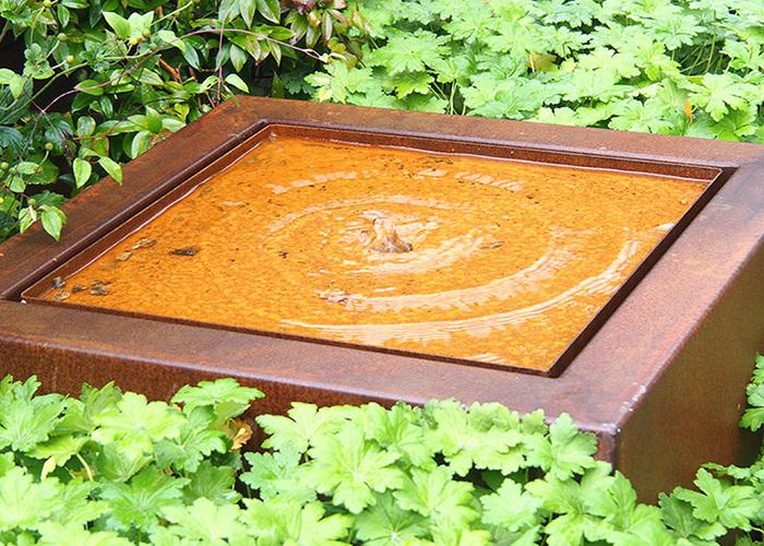 Supplier Corten Steel Pond Water Feature For Garden/patio