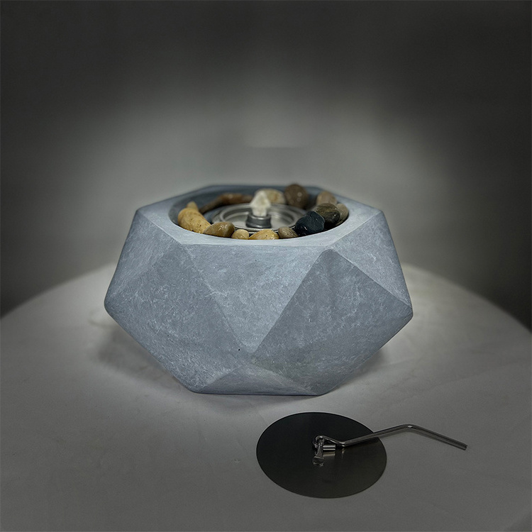 Tabletop Fire Pit Mini Personal Indoor Outdoor Fire Bowl Steel Tabletop Fireplace Smores Maker Odorless Smokeless Fire Pit