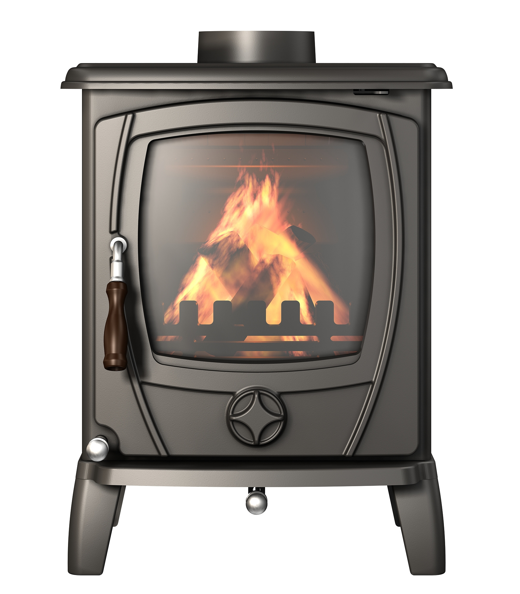 Freestanding Outdoor Corten Wood Burning Fireplace With Chimney Smokeless Wood Burning Stove Fireview Eco-stove