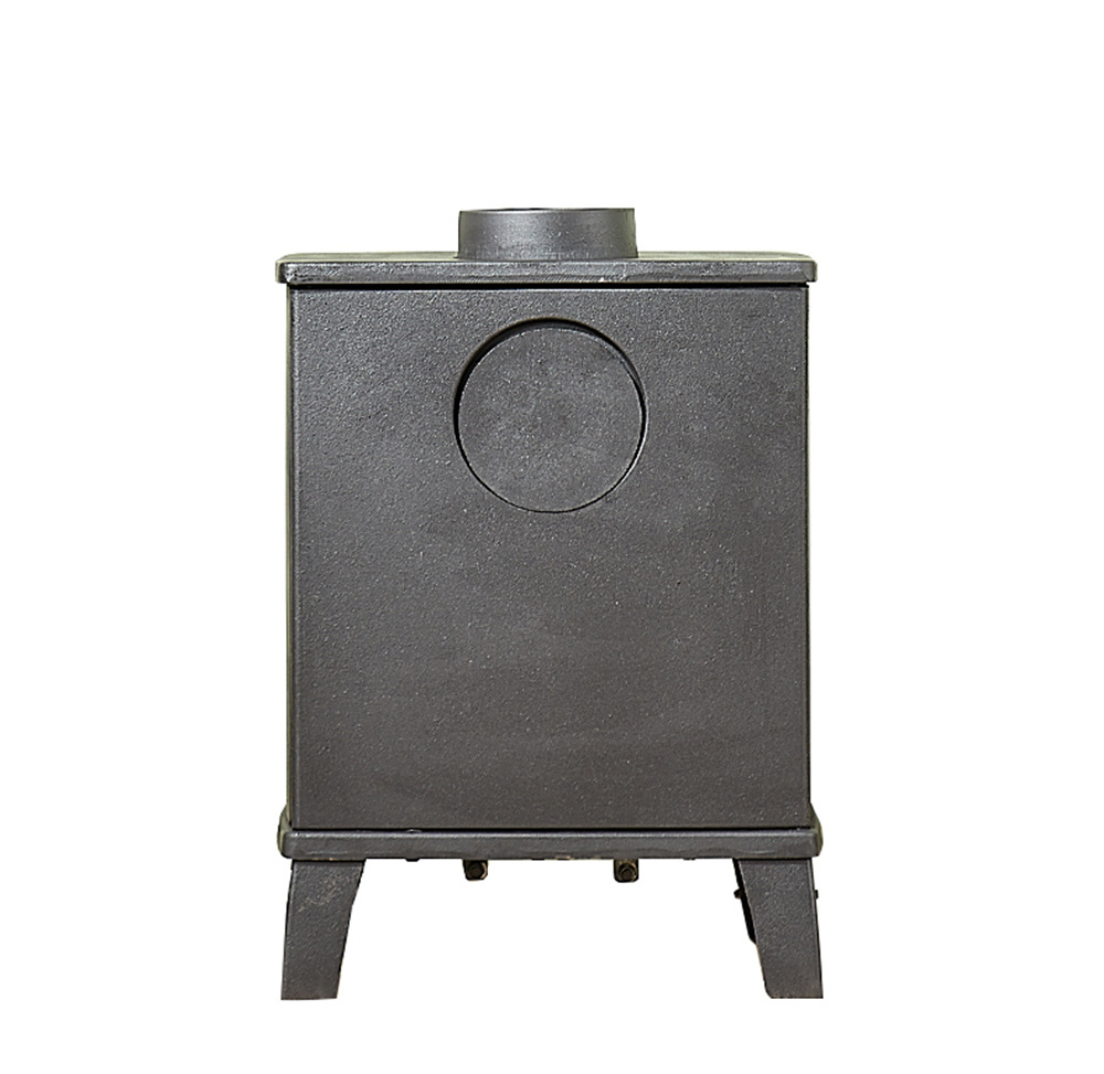 Sheet Metal Fireplace Wood-burning Stove Round Wood Stove Freestanding Wood Cook Stoves