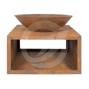 Outdoor Fire Pit Firepit Table Gas Corten Steel Gas Fire Pit Propane