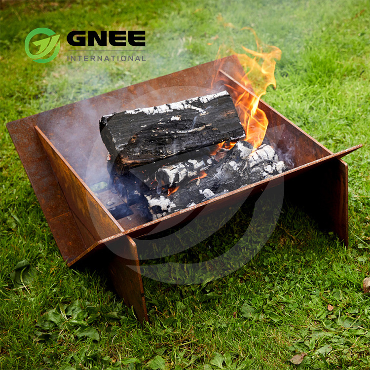 Customized outdoor corten steel fire pit corten steel extra large fire pit and garden used fire pit