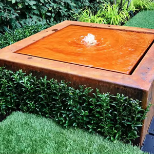 Supplier Corten Steel Pond Water Feature For Garden/patio