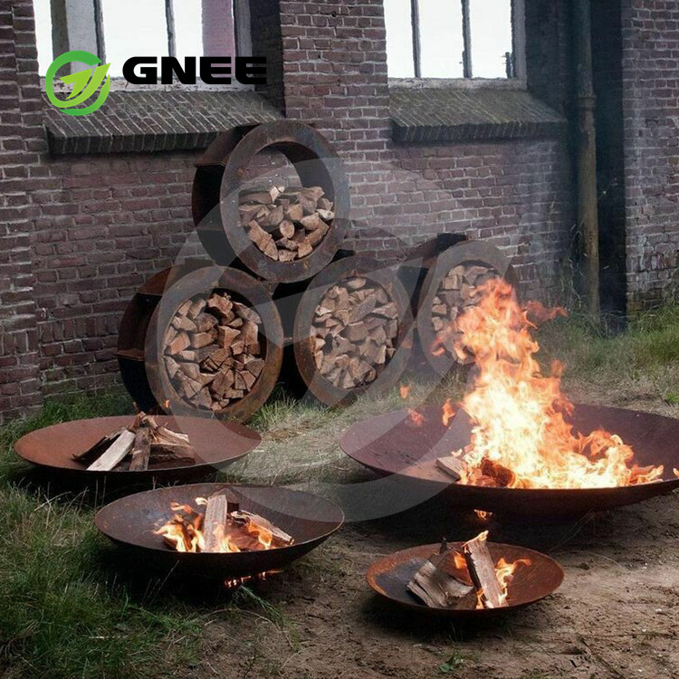 Wood Burning Outdoor Fire Pit China Professional Manufacture Corten Steel Firepits Fire Bowl