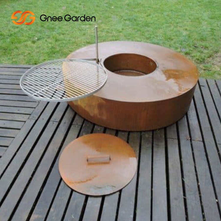 Hot Sell Outdoor Square Shape Propane Gas Fuel Fire Pit Outdoor