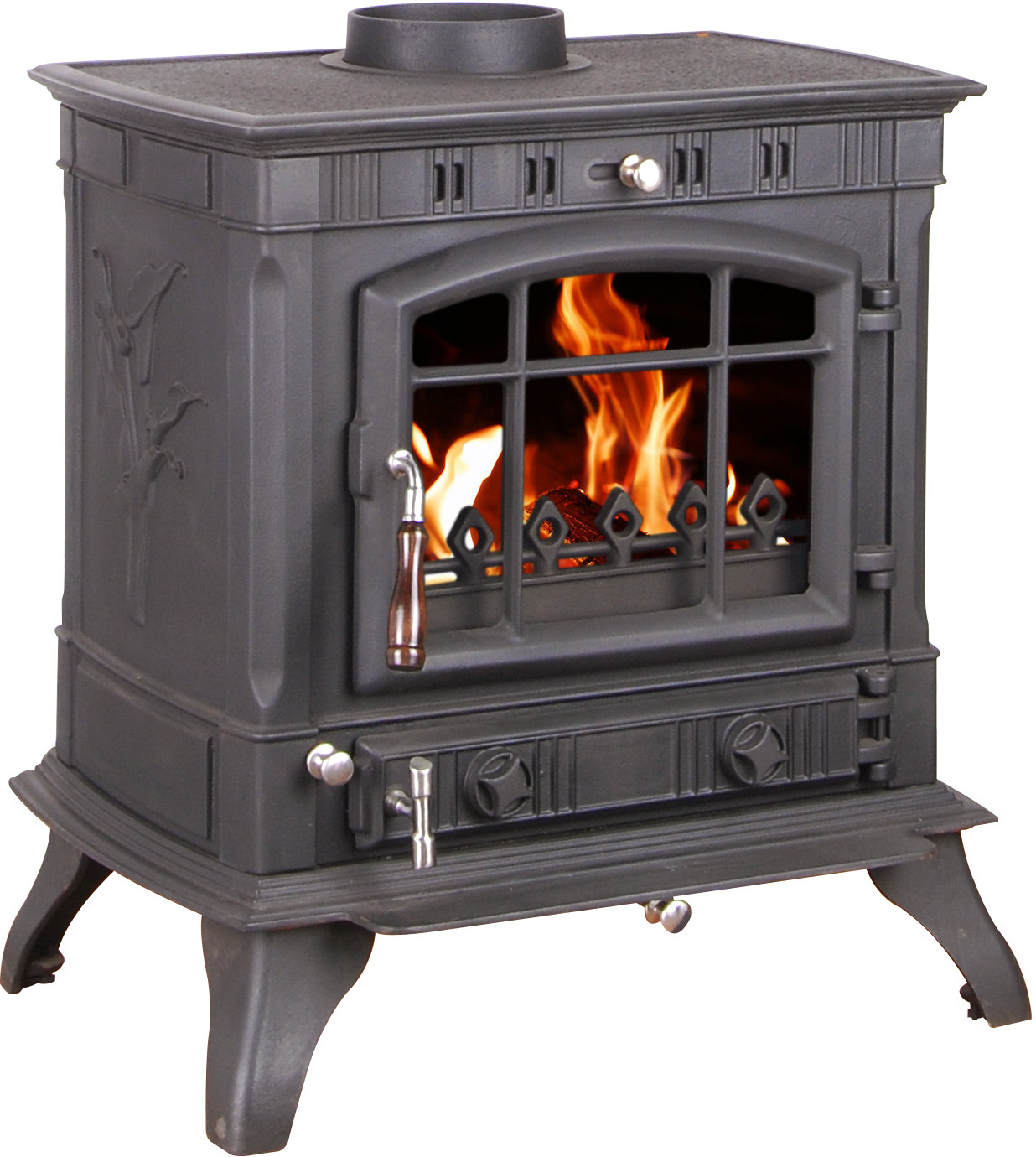 Commercial Cast Iron Stove Fireplace Indoor Wood Stove Indoor Fireplace Wood Burning Smokeless Stove