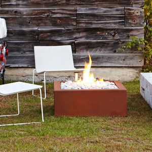 Fire Pit Propane Corten Fire Pits Waterfall Corten Steel Propane Fire Pit Table