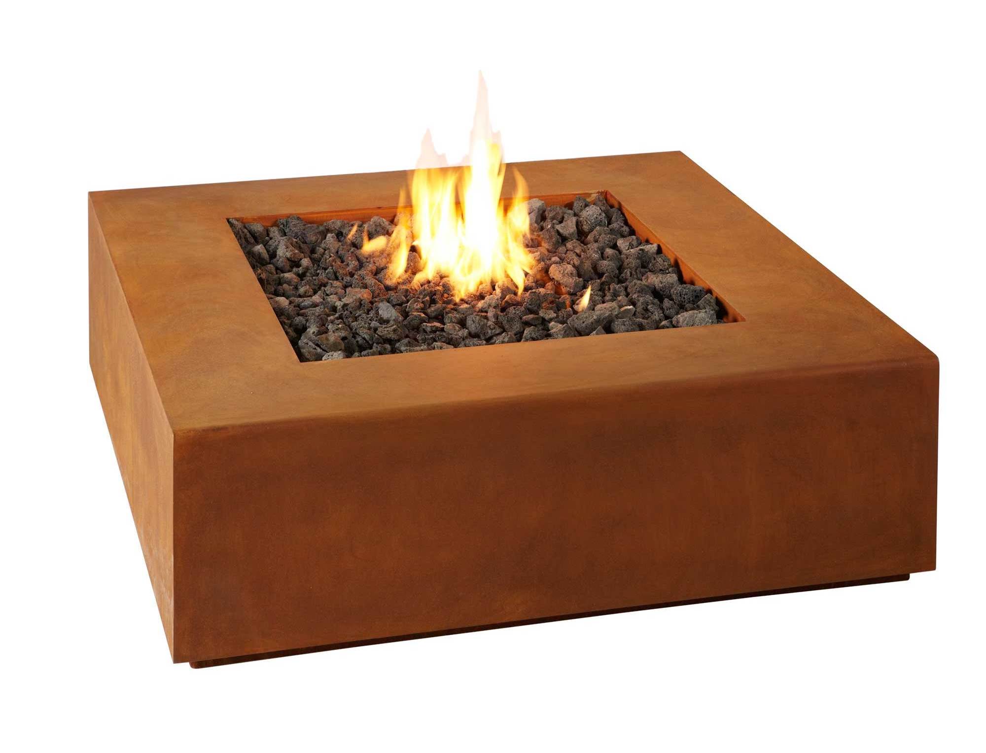 Fire Pit Propane Corten Fire Pits Waterfall Corten Steel Propane Fire Pit Table