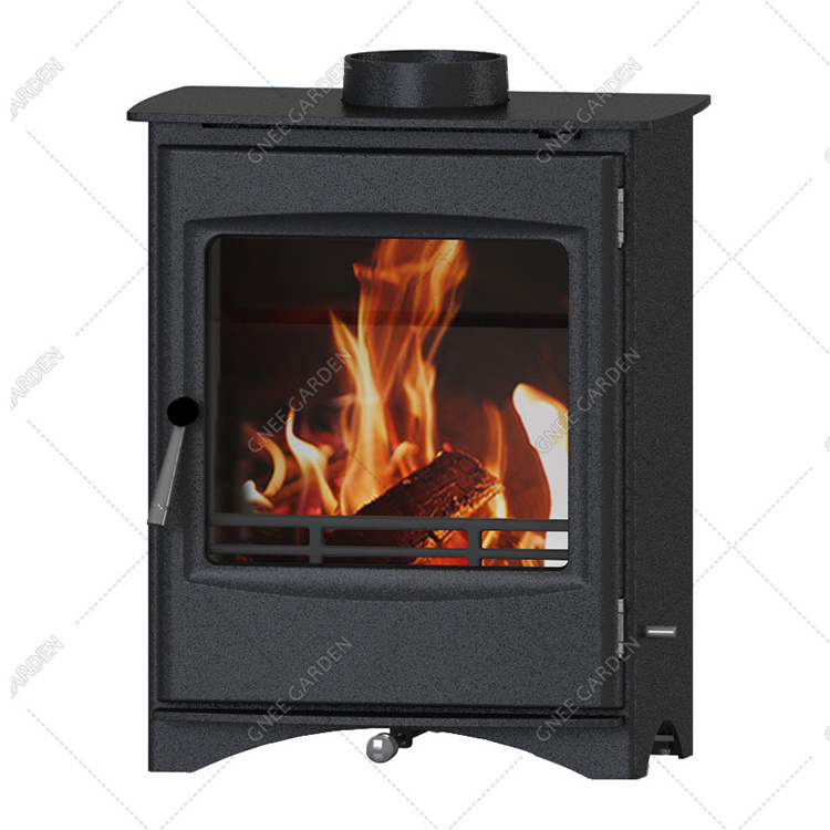 2024 Fireplaces for sale red indoor cast iron 11kw smokeless german biomass wood pellet stoves