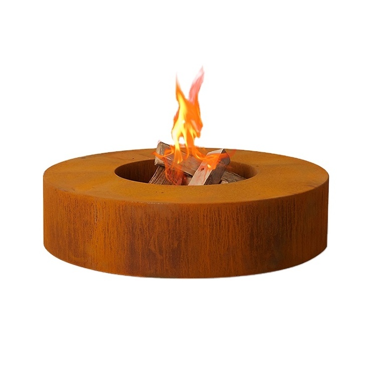 Globe Outdoor Hot Sale Fire Place Corten Steel Fire Pit