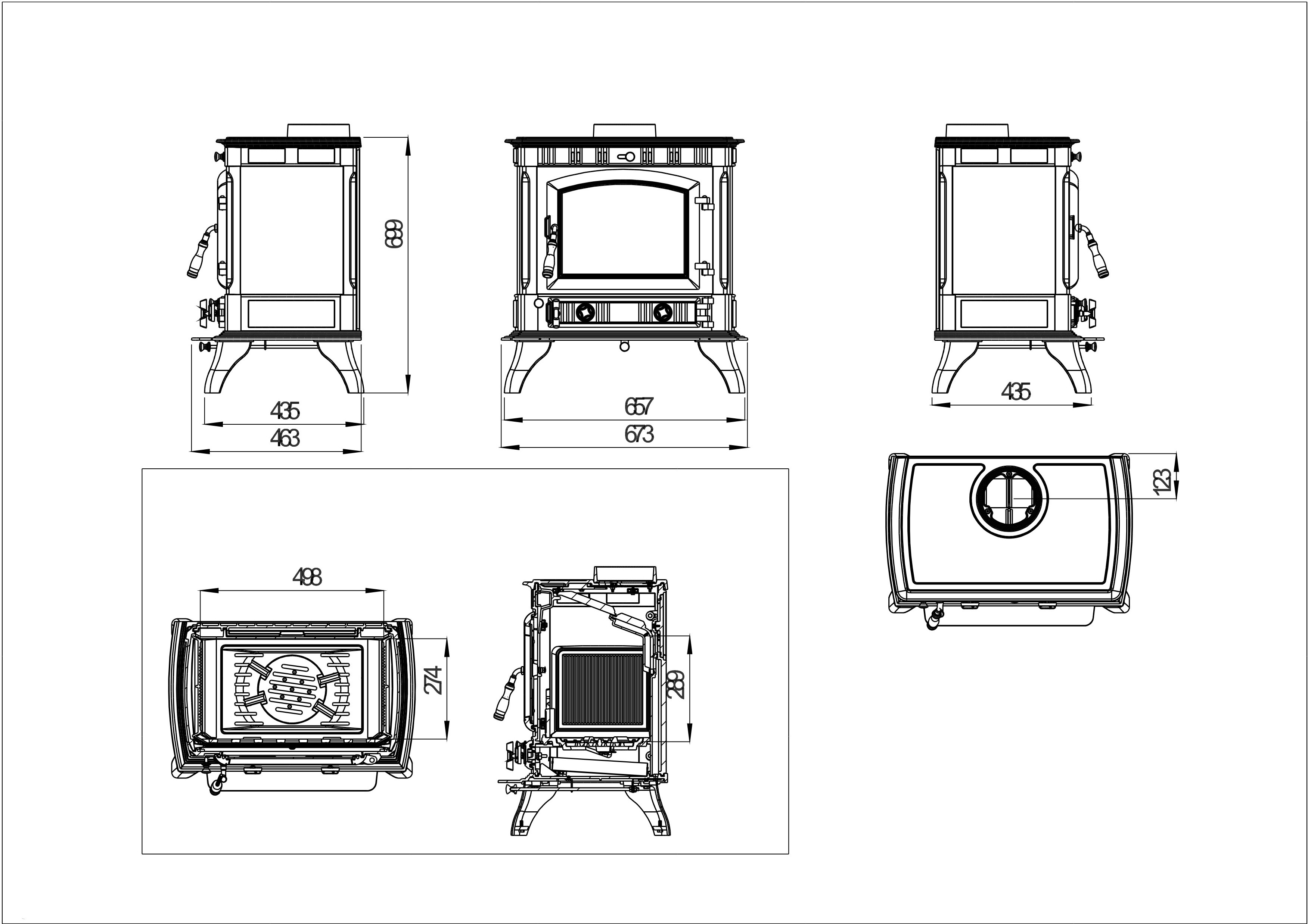 Indoor Wood Burning Fireplace Stove Wood Fire Stove Smokeless Wood Burning Stove Cast Iron