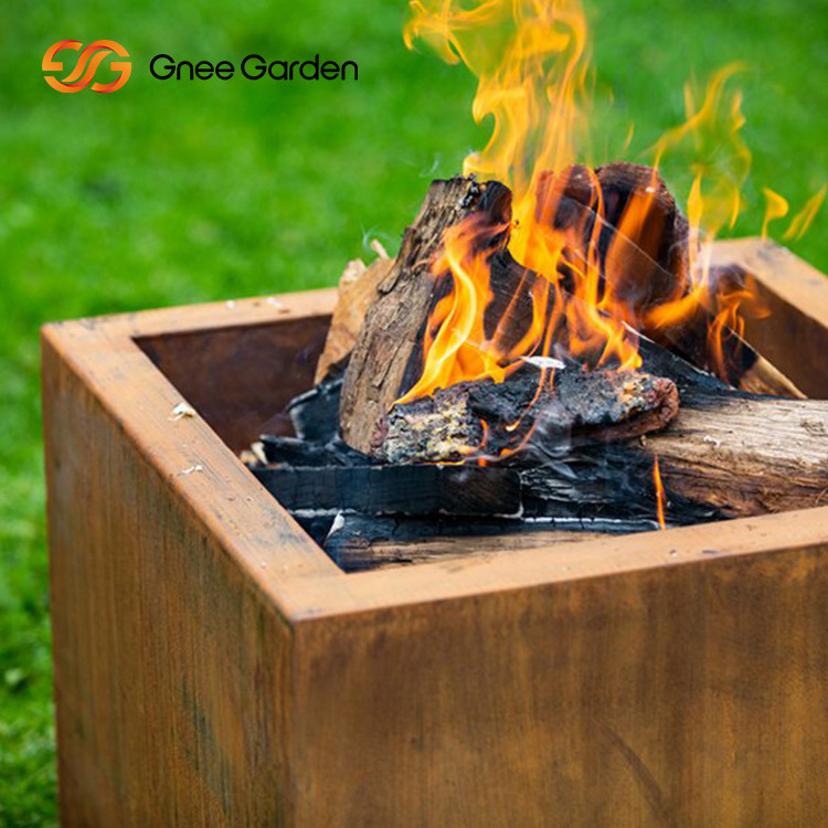 Popular Portable Factory Customized Large Size Detachable Campfire Fire Enclosure Fire Pit