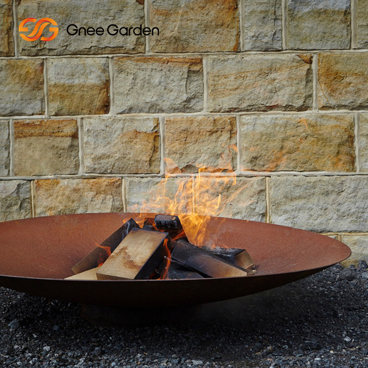 Radiant Gas Fuel Large Gas Fire Pit Gas Garden Luxury Natural Outdoor Fire Pits