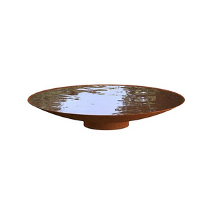 Burnfire wood pit fire stove Corten Steel Fireplace Surround Tabletop Fire Bowl Steel Fire Pit Bowl