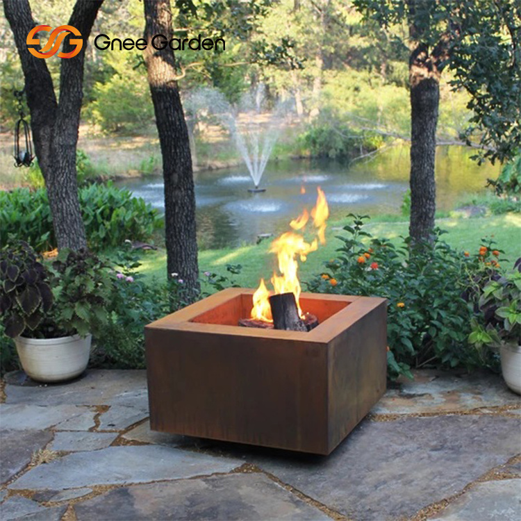 Popular Portable Factory Customized Large Size Detachable Campfire Fire Enclosure Fire Pit