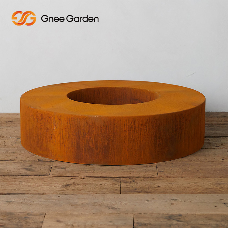 Globe Outdoor Hot Sale Fire Place Corten Steel Fire Pit