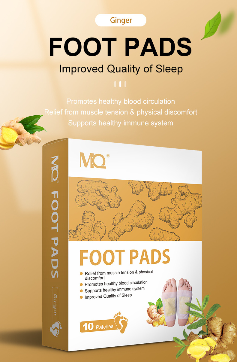 Hot selling ginger foot patch toxin removed detox slimming deep sleeping improve blood circulation foot patch