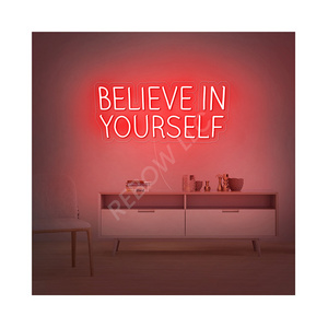 Elevate Space with Timeless LED Elegance Custom Inspirational Decorative Neon Signs Dazzle in Color Perfect Size for Every Spot