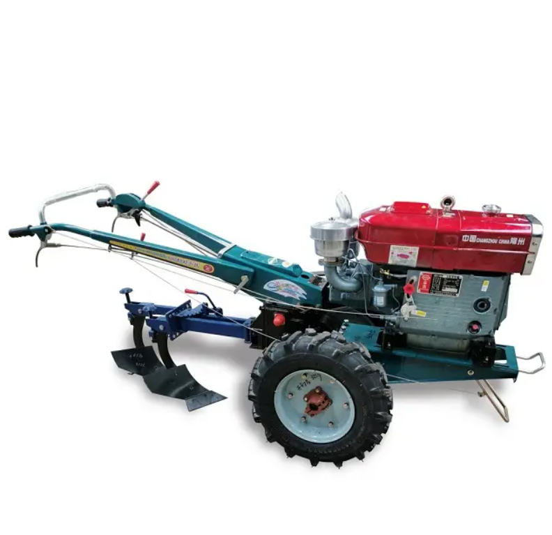 Hot Sale 16 hp farm walking tractor mini hay baler walking behind tractor hay baler mulching machine with walking tractor