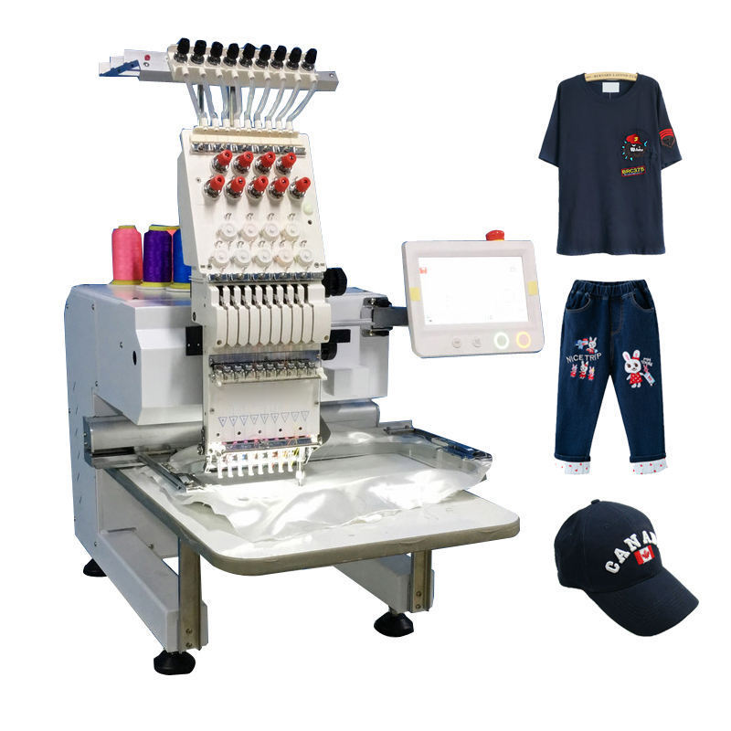 USA warehouse hot sale sewing cap embroidery machine single head embroidery machine Computerized Embroidery machines