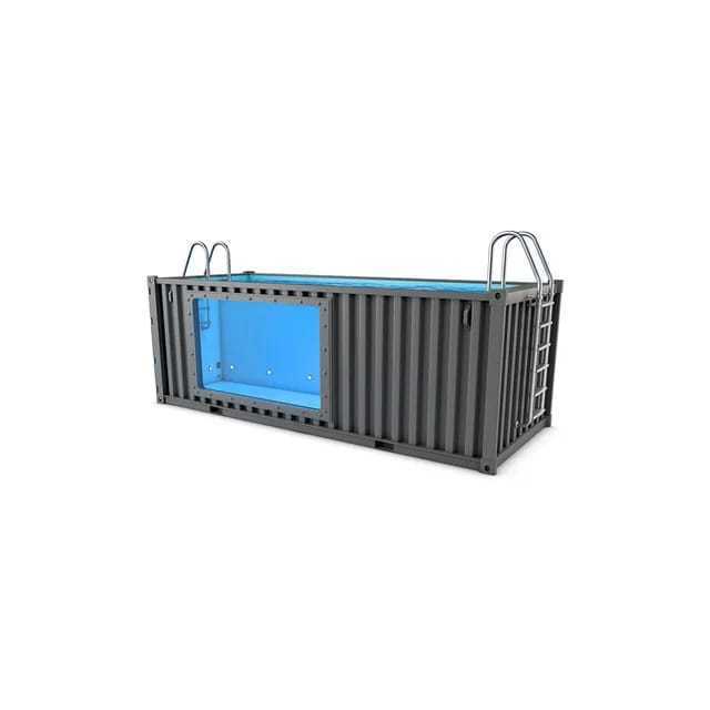 Quality Prefab 20ft Sea Shipping Container Swimming Pool Outdoor