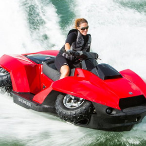 Quadski Amphibious Atv On Electric Jet Ski